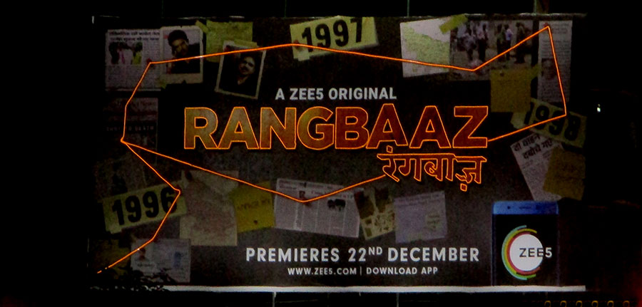 ZEE5’s ‘Rangbaaz’ hits the OOH space