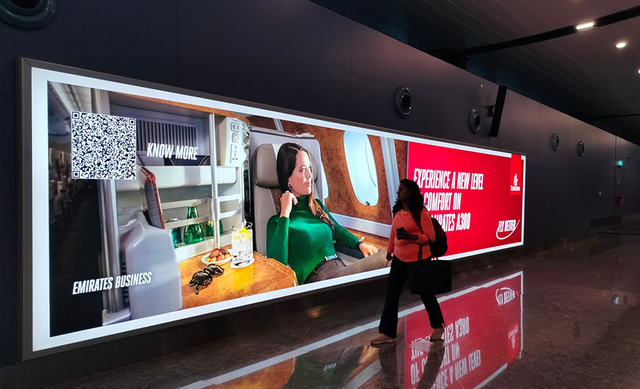  Emirates Fly Better OOH campaign 