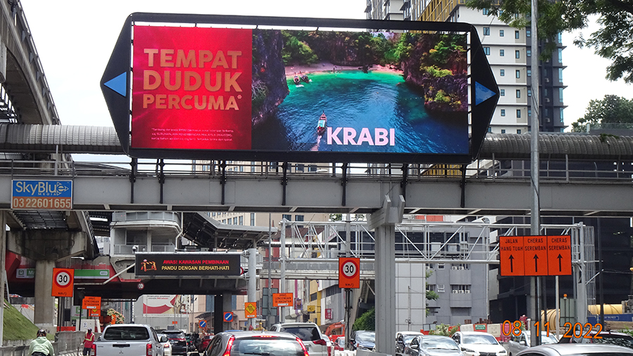 DOOH campaign for AirAsia