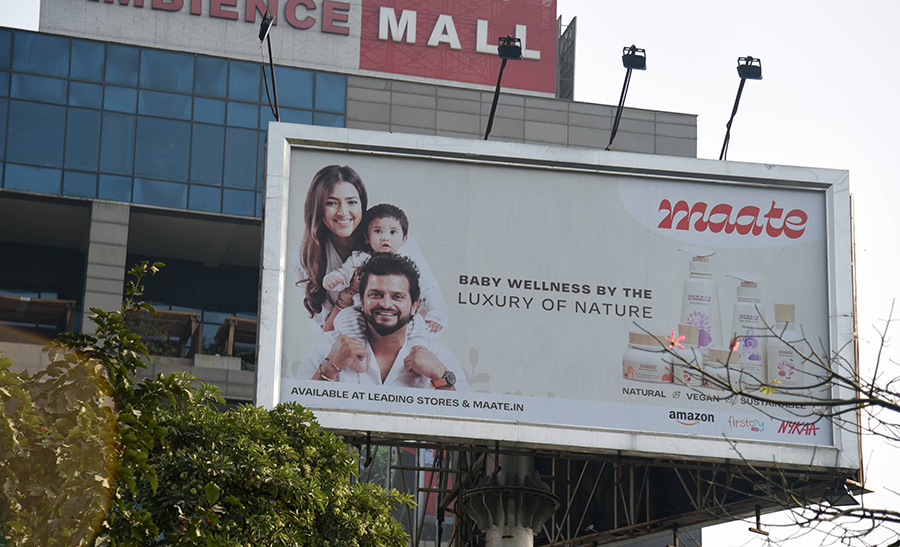 Maate brand's OOH campaign