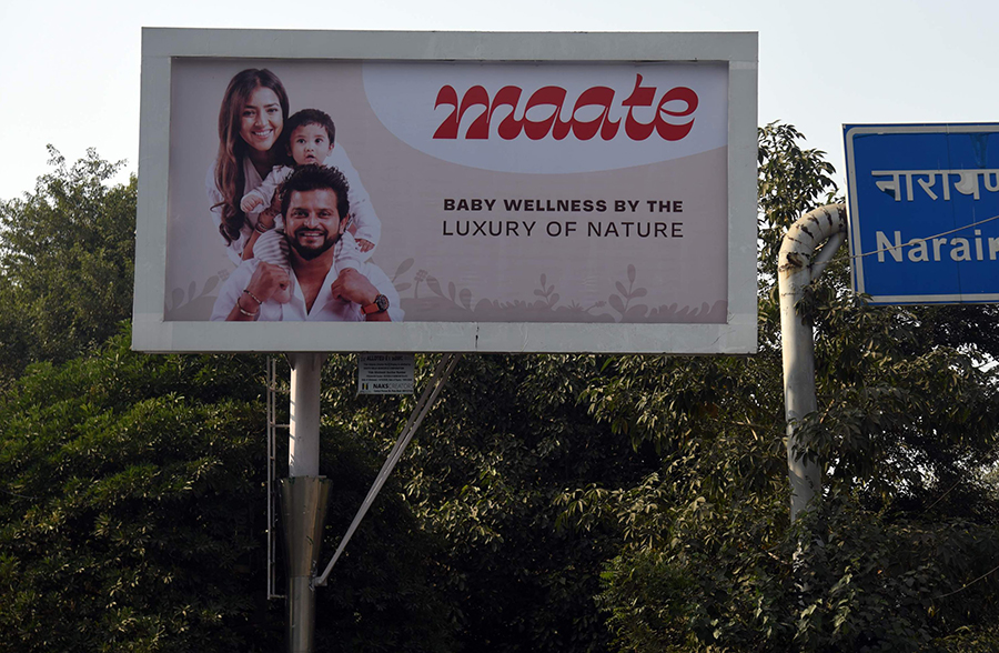Maate brand's 1st OOH Campaign rollout