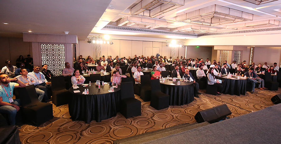 Delegates attending the knowledge sessions