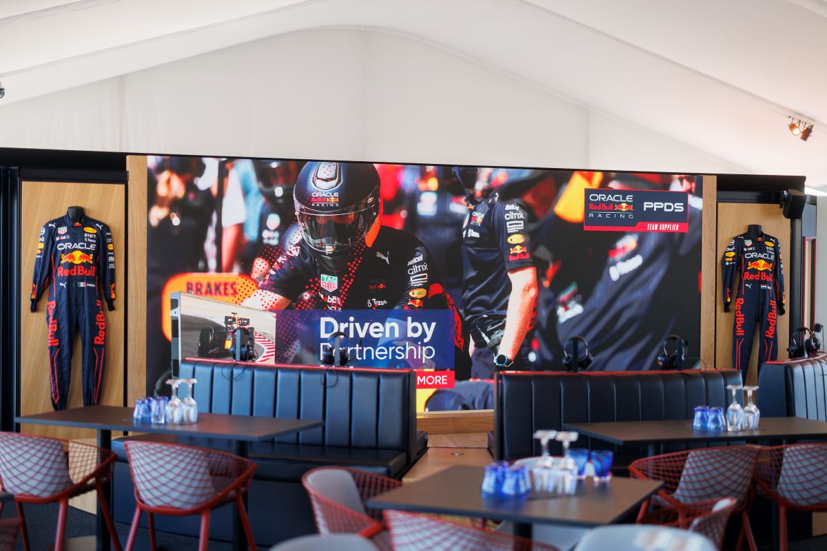 Oracle Red Bull X Philips PPDS LED wall