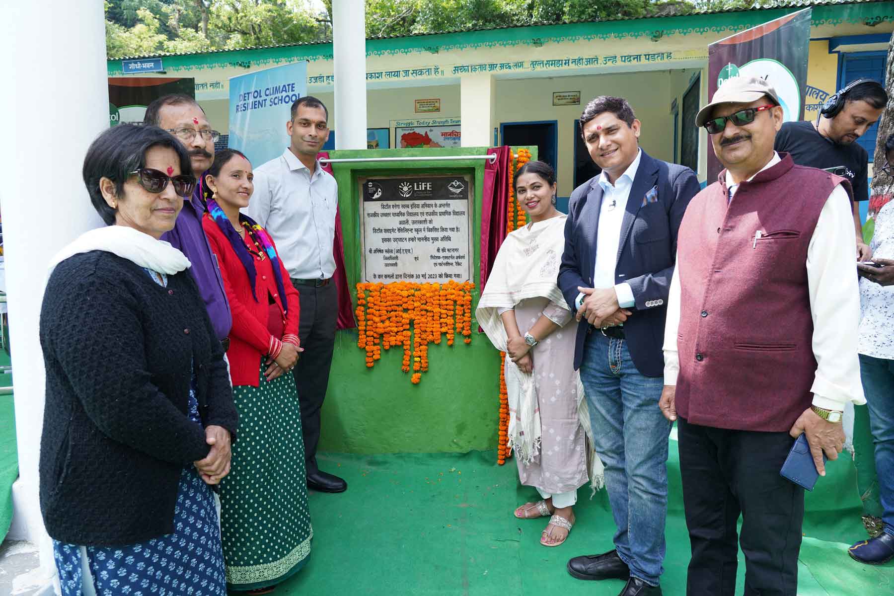 Unveiling of Dettol Climate Resilient School in Uttarkashi