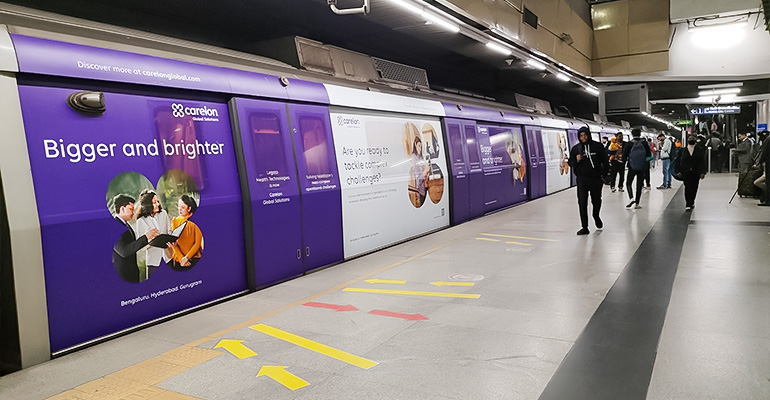 'Carelon' Metro campaign 