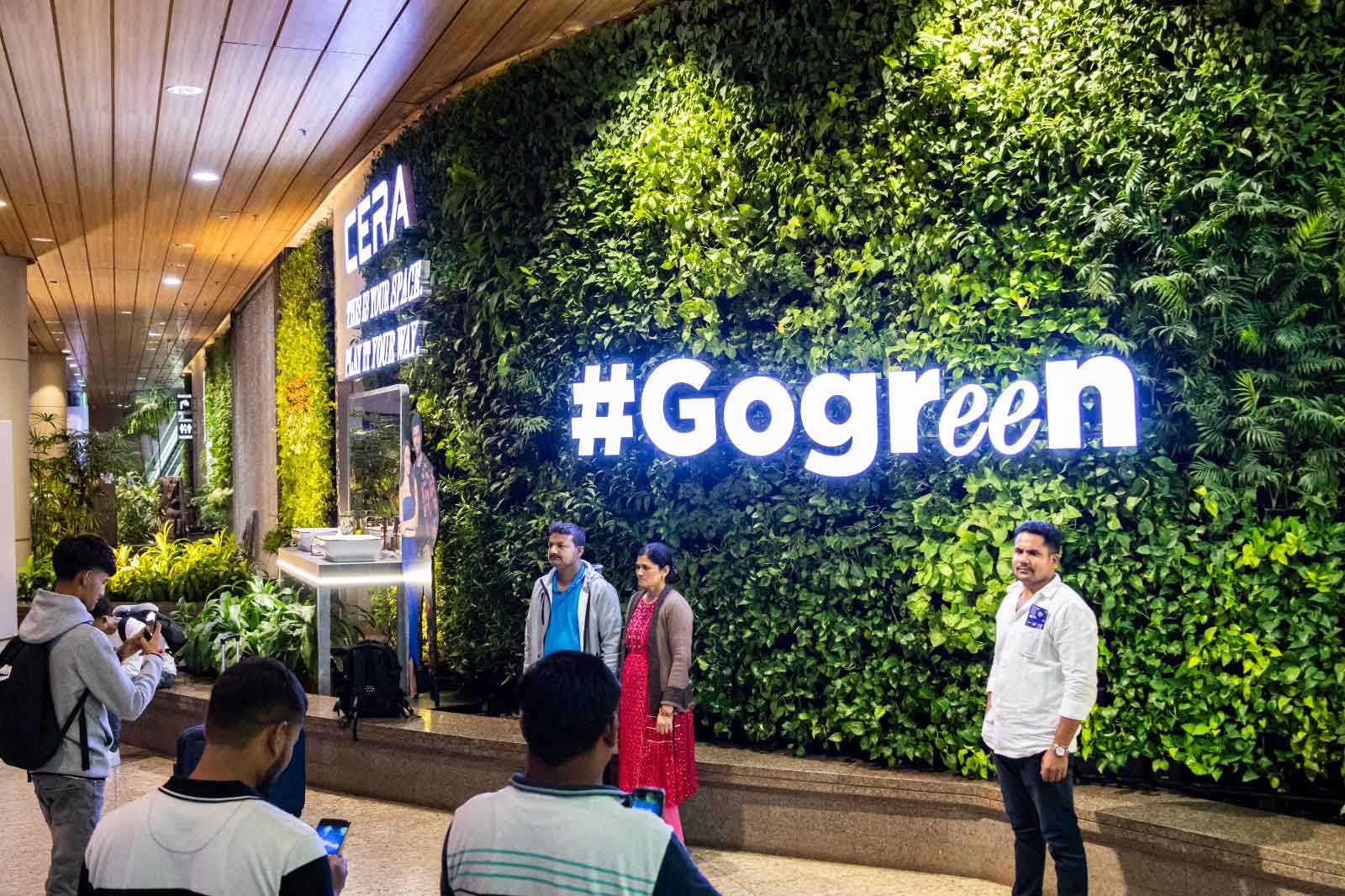 CEAR #gogreen campaign by Madison at Airport