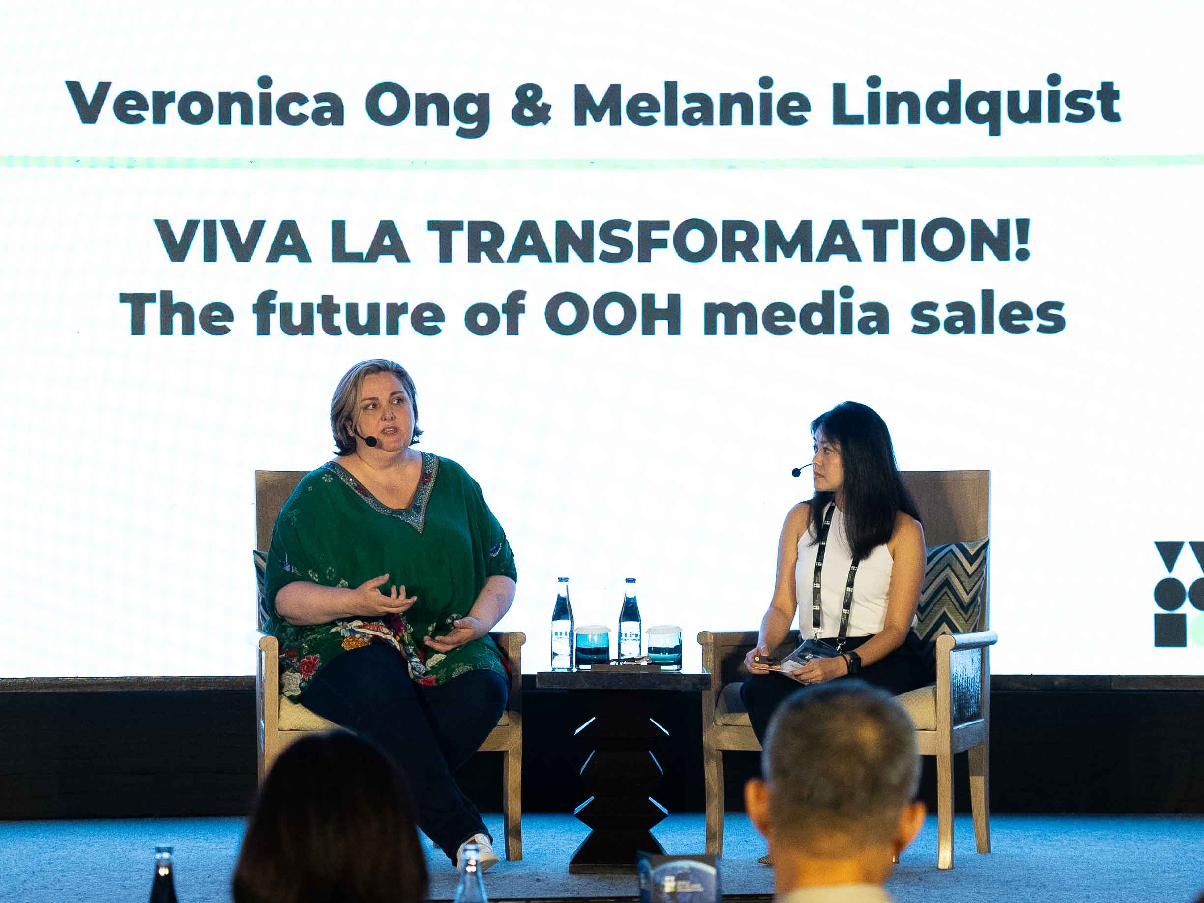 Melanie Lindquist, Managing Director, Talon Asia Pacific (left) & Veronica Ong, Southeast Asia Sales Director at Broadsign