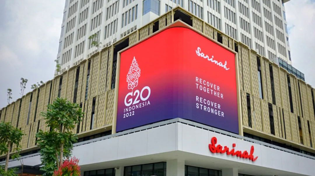 G20 Indonesia DOOH campaign 