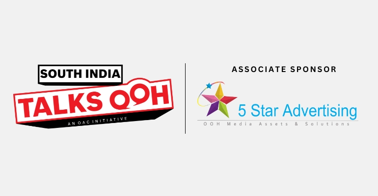 5 star advertising OOH firm as associate sponsor for South India Talks OOH