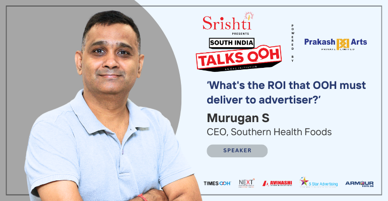 Murugan s speaker at upcoming South India Talks OOH event in Chennai