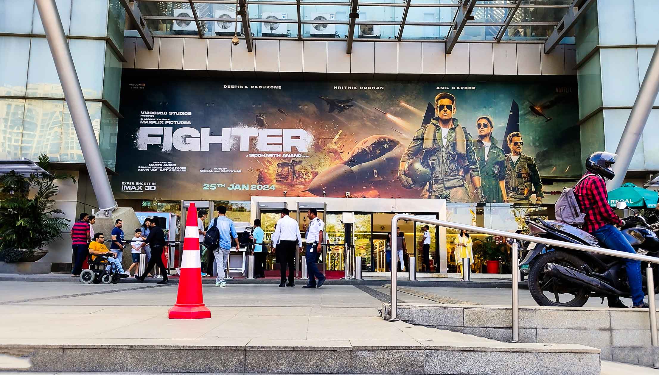 FIGHTER movie campaign at mall