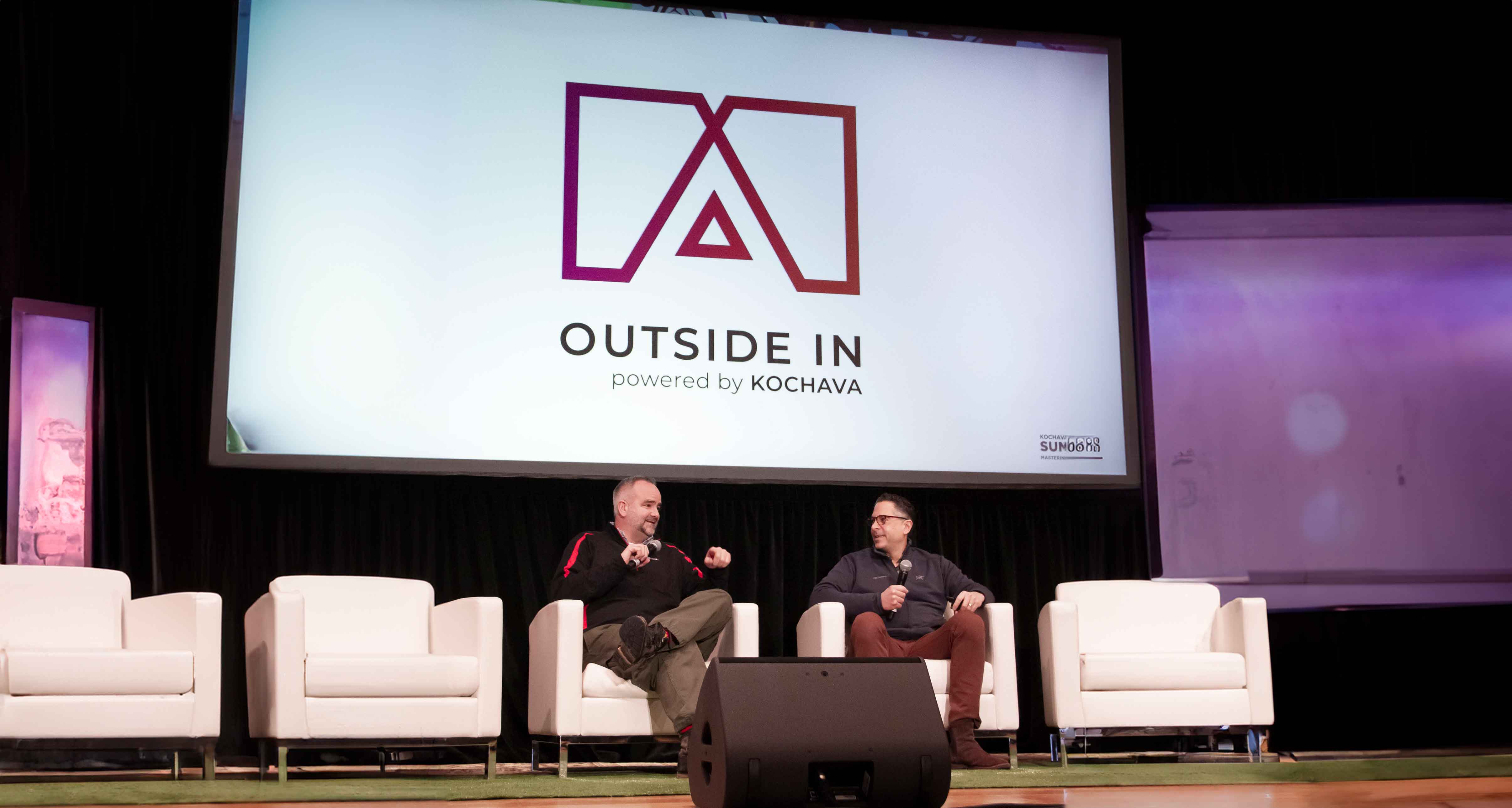 Jonathan Gudai, CEO, Adomni and Charles Manning, Founder and CEO, Kochava, unveil new solution for CTV to drive incrementality. "Outside In" programme unlocks new retargeting and measurement capabilities. (Photo: Business Wire)