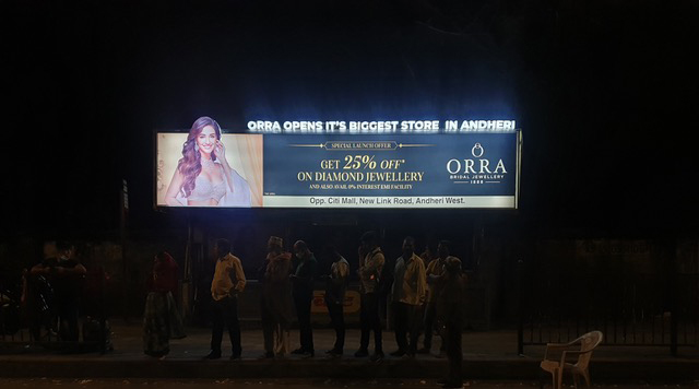 ORRA brand OOH campaign 