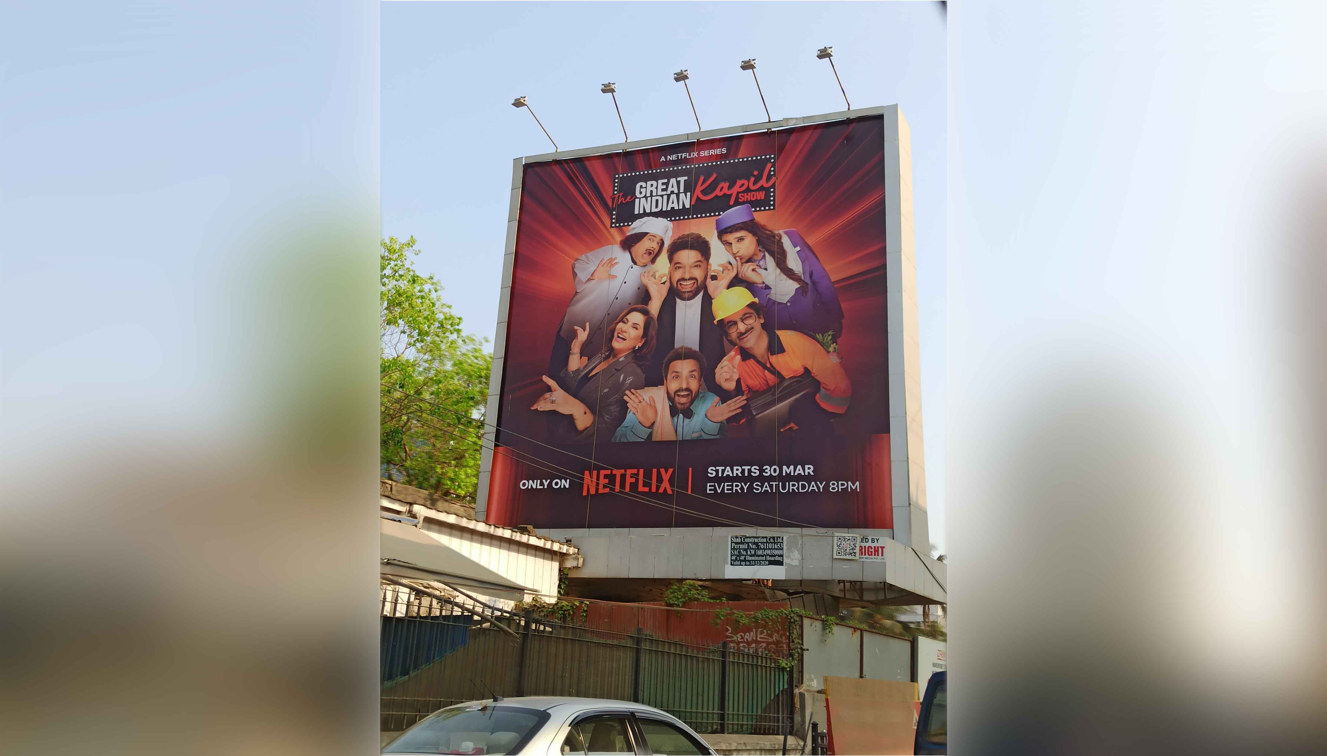 The Great Indian Kapil Show goes big on OOH