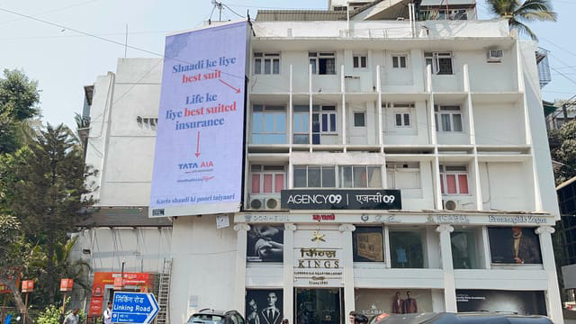 Tata AIA Life Insurance OOH campaign 