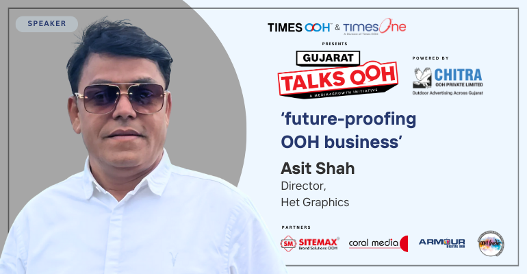 Het Graphics Director Asit Shah to join panel on ‘future-proofing OOH business’ in Gujarat Talks OOH conference  