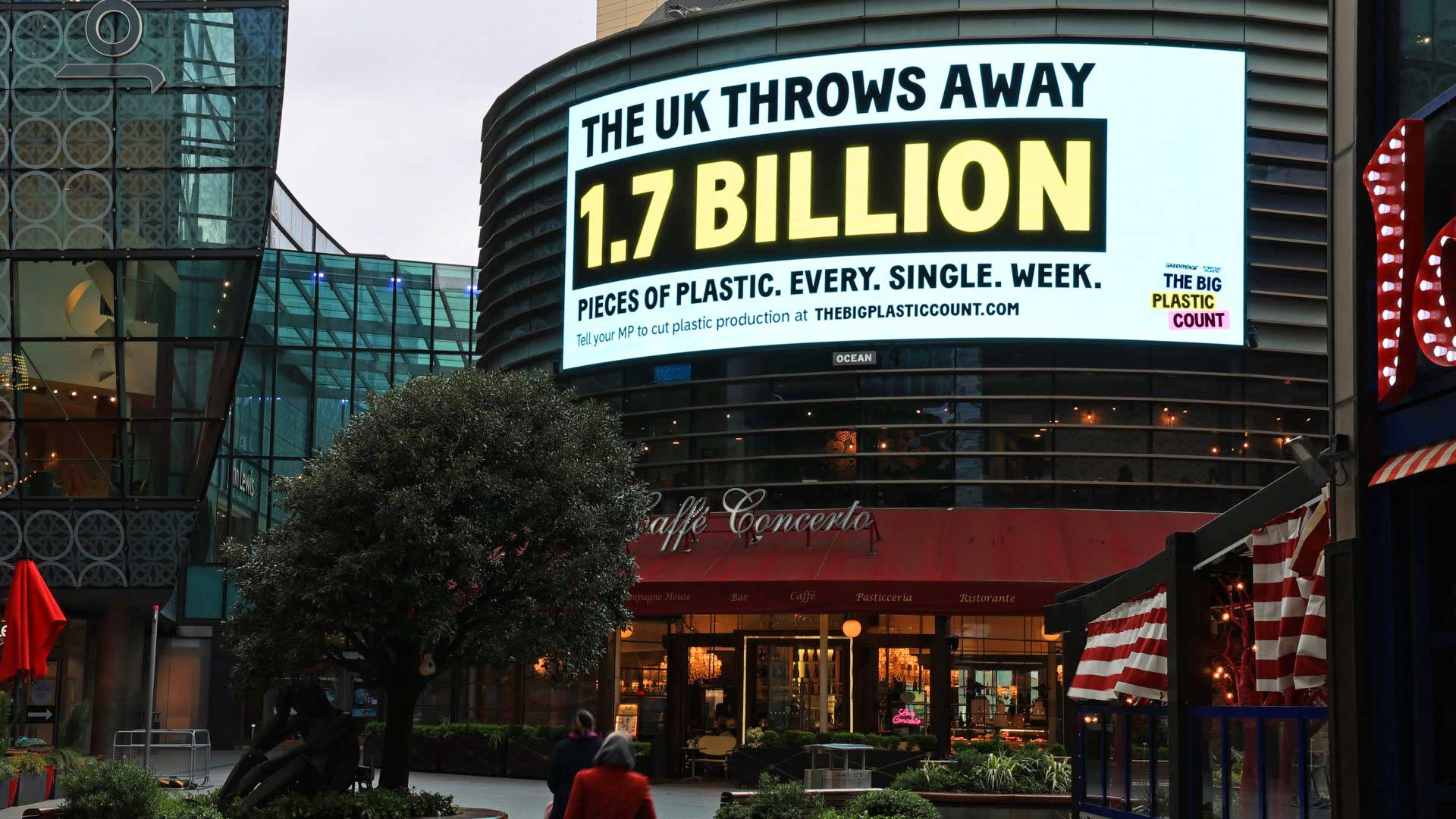 Everyday Plastic and Greenpeace UK unveil nationwide OOH campaign tackling UK plastic consumption