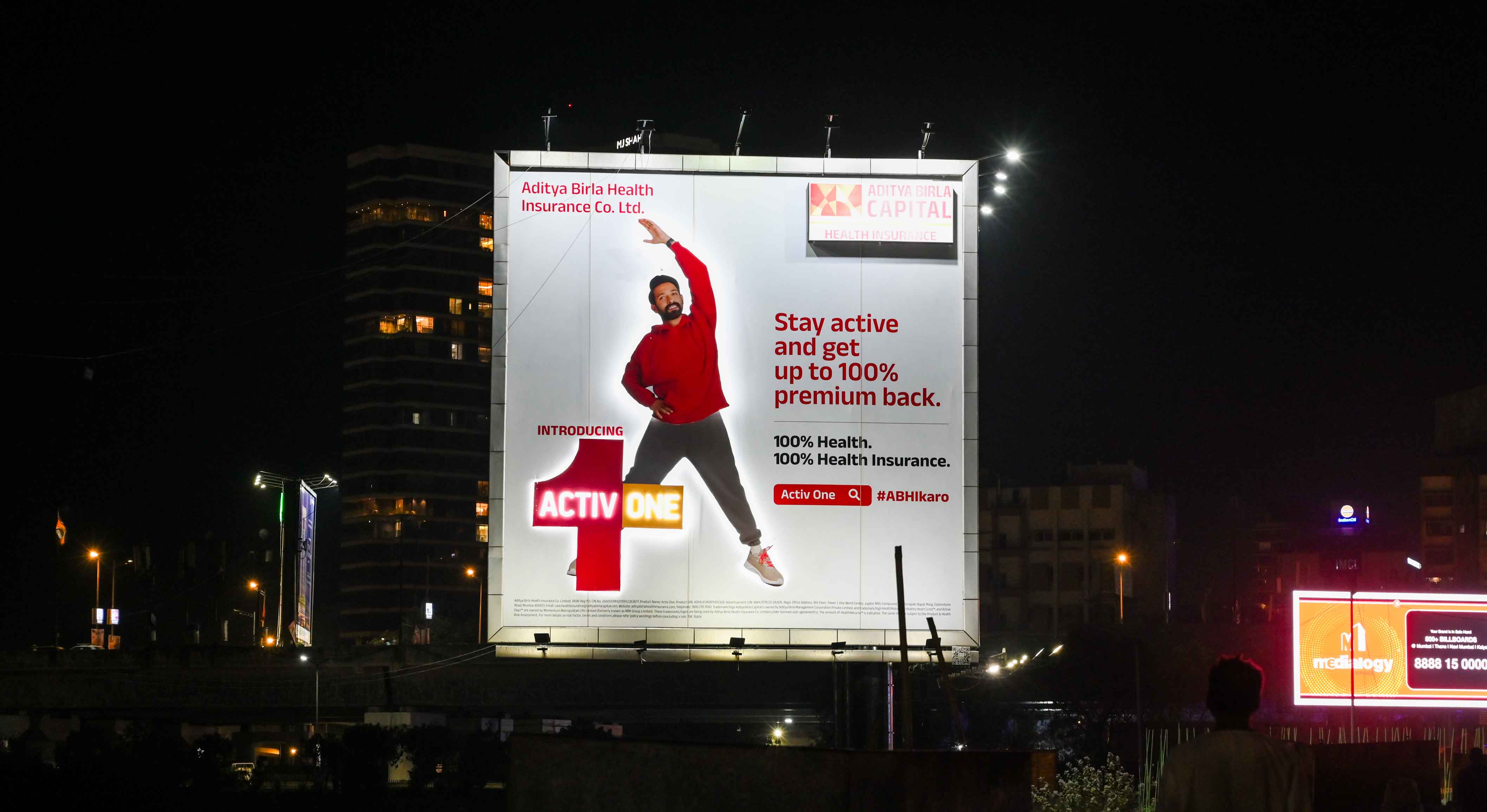 Aditya Birla Health Insurance OOH campaign 