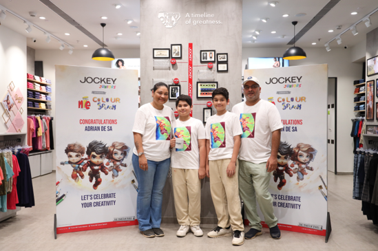 Jockey Juniors Times NIE Colour Splash campaign winners announced