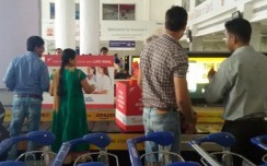 Apple Boxes @ Mumbai Airport Conveyor - New Age Wockhardt Hospitals
