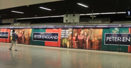 Peter England drives fashionable campaign with metro branding