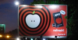 Appy makes a big splash on OOH canvas in a new avatar