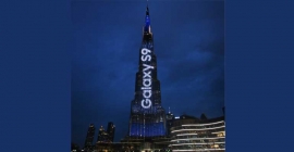 Samsung first to use Burj Khalifa LED facade