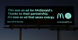 DDB San Francisco showcases a green billboard display