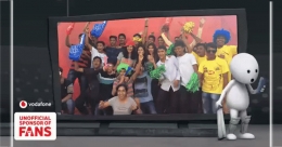 Vodafone celebrates cricket fandom on digital screen