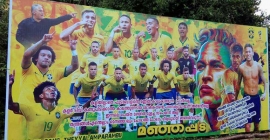 NGOs in Kerala reuse FIFA campaign flexes to give roof to the needy