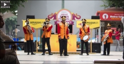 Amazon Festival Band gets India dancing on the streets