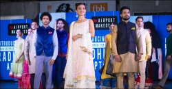 fbb India fashions flash ramp walk at Mumbai airport