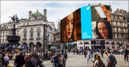 Twitter celebrates big cultural moments on Piccadilly Lights