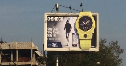 Watch this one: G Shock goes big on OOH