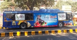 Proactive In and Out bags bus media rights in Delhi, Indore and Kolhapur