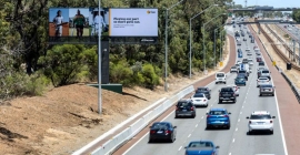 JCDecaux’s APN Outdoor unveils digital supersite on Perth motorway
