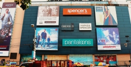 Kolkata’s South City mall spruces up facade ad space