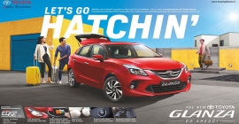 Toyota’s new Glanza Go Hatchin’ campaign to go on OOH soon