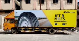JK Tyre & Industries goes a long way with truck branding