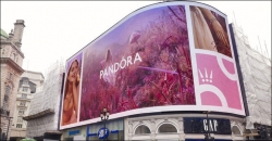 Pandora dazzles new brand identity at Piccadilly Lights