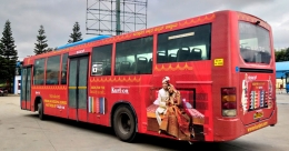 Kurl-On catches bus for branding in Bangalore