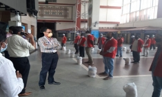 Srishti Group undertakes CSR activity at Bangalore City Station