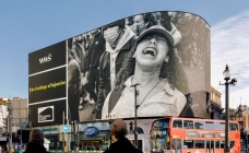 Piccadilly Lights features vivid images of ‘The Feelings of Injustice’, in solidarity with ‘Black Lives Matter’