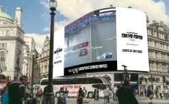 Eurosport, Ocean Outdoor revisit Olympic Games London 2012 on Piccadilly Lights