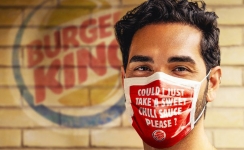 Burger King turns mask into branding tool