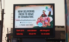 FreshToHome launches hyperlocal DOOH campaign in Coimbatore