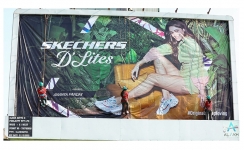 Professional female mountaineers take charge for Skechers’ OOH campaign installation