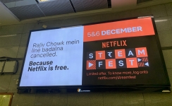 Netflix beams ‘Stream Fest’ on OOH canvas
