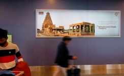 Tourism industry back to wooing travelers with airport advertising