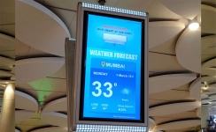 Times OOH powers Amstrad-branded live weather updates on Mumbai airport DOOH screens